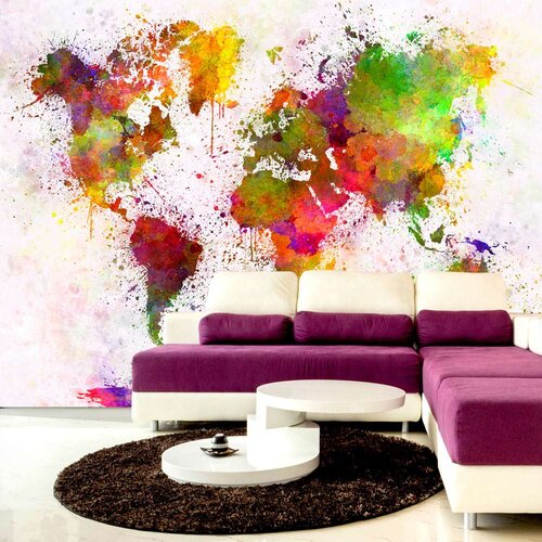  Samoljepljiva foto tapeta - Dyed World 294x210 Slike
