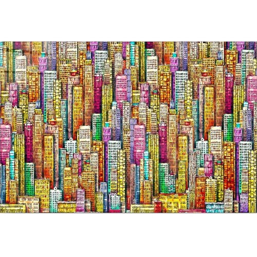 Wallity Steklena slika 70x50 cm City &amp;ndash; Wallity Slike
