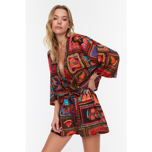 Trendyol Patterned Bottom-Top Set Slike