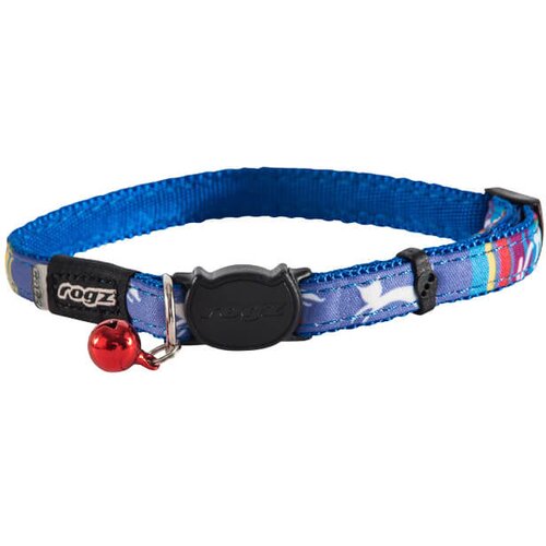 Rogz SafeLoc Buckle Collar 11 mm - ogrlica za mačke (20&ndash;31 cm) Plava Cene
