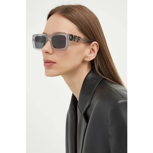 Off-white Sončna očala Answear Lab ženska, siva barva, OERI125_540907