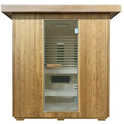 Sanotechnik Sauna u obliku kućice Lahti (D x Š x V: 200,2 mm x 201,5 cm x 181,5 cm, Drvo)