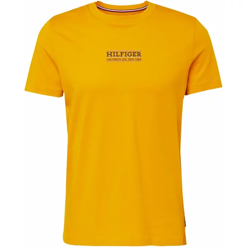 Tommy Hilfiger Majica oranžna / črna