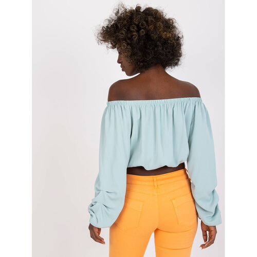 Fashion Hunters Mint short Spanish Nineli women&amp;#039;s blouse Slike