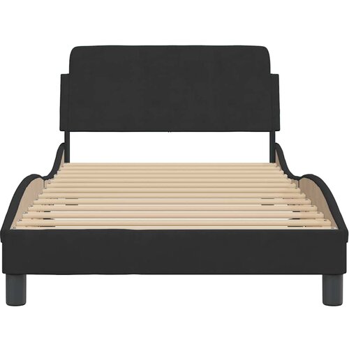  Okvir za krevet Dover crni 100x200 cm bar&amp;scaron;unasti Slike