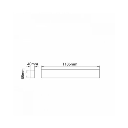 Dawn led svetiljka LL40120 20/30/40W cct bela 1,2 met Slike