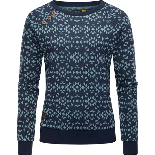 Ragwear Sweater majica 'Darria' plava / mornarsko plava