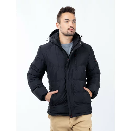 Glano Men's winter jacket - black