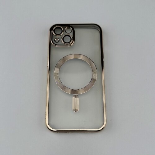 Silikonska futrola Magsafe Iphone 13 ZLATNA Slike