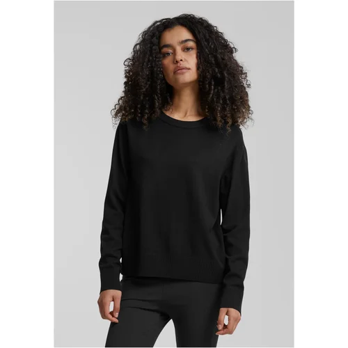 Urban Classics Women's knitted sweater with a round neckline black