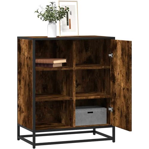 vidaXL Komoda dimljeni hrast 62x35x76 cm konstruirano drvo Cene