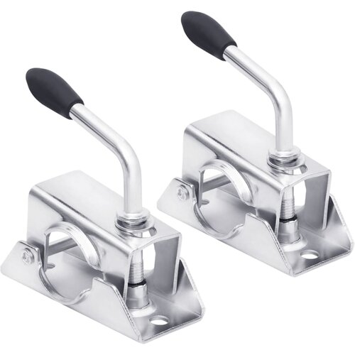 VidaXL Objemka za podporno kolo 2 kosa 13,5x6,5x14 cm pocinkano jeklo, (21414575) Slike