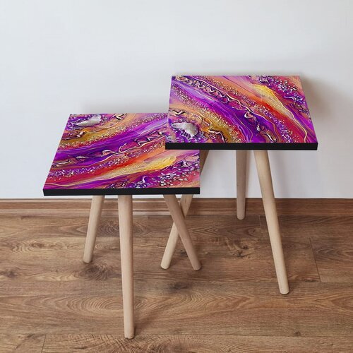 Hanah home Set 2 stočića 2Shp283 Multicolor Cene