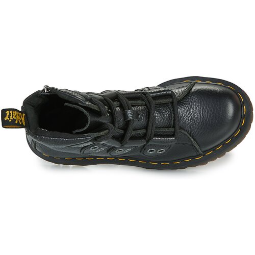 Dr. Martens Pol&amp;scaron;kornji 1460 Lace To Toe Boot Black Milled Nappa Črna Slike