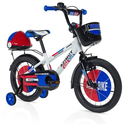  Dečija bicikla 16&apos;&apos; Fitness Azimut Plavo-Crveni SM-16012 Cene