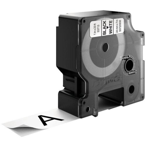 Dymo Authentic D1 Labels | Black Print on White | 24mm x 7m | Self-Adhesive Labels for LabelManager Label Printers Slike