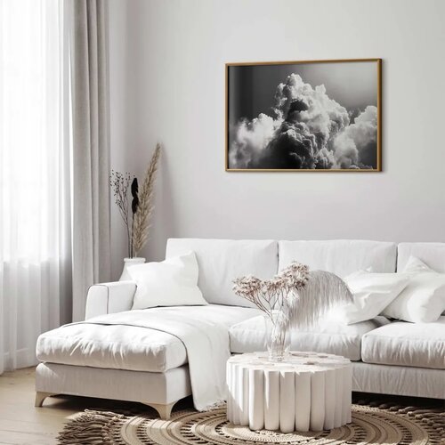  Plakat Clouds Like Dreams: Let the Sun Brighten Your Day &amp;ndash; A Visual Feast 90x60 Zlatni okvir Slike