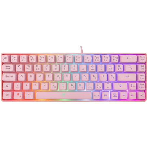 WHITESHARK Tipkovnica GK-2201 Ronin roza / HR Slike