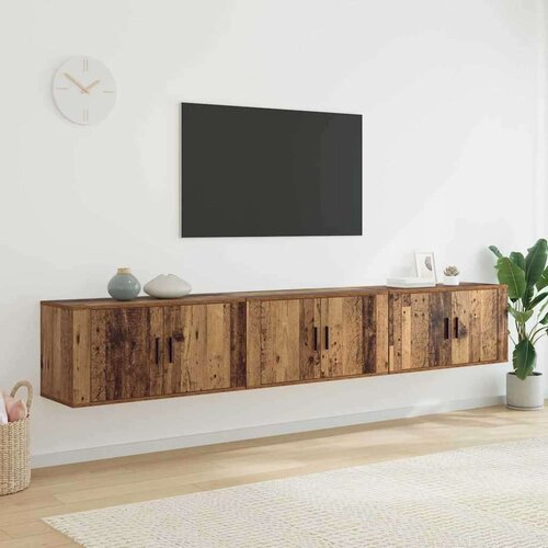  Set stenskih televizijskih kabinetov 3 pcs Star les, (5000112918) Cene