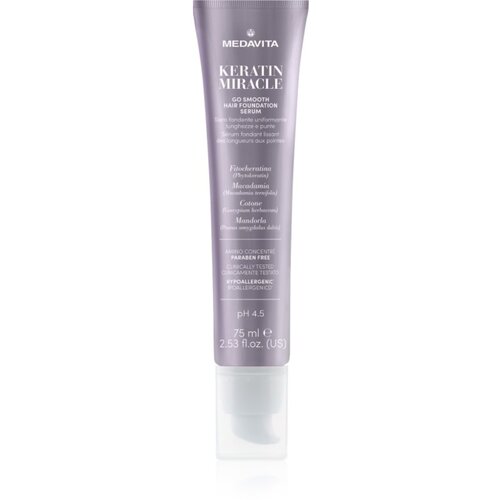 Medavita Keratin Miracle Go Smooth Hair Foundation Serum aktivni serum za razcepljene konice 75 ml Cene