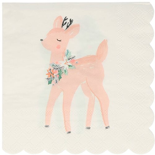 Meri Meri male papirnate salvete pastel deer (16 komada) Slike