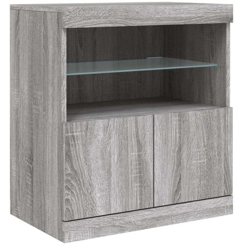  Komoda z LED lučkami siva sonoma 60x37x67 cm Slike