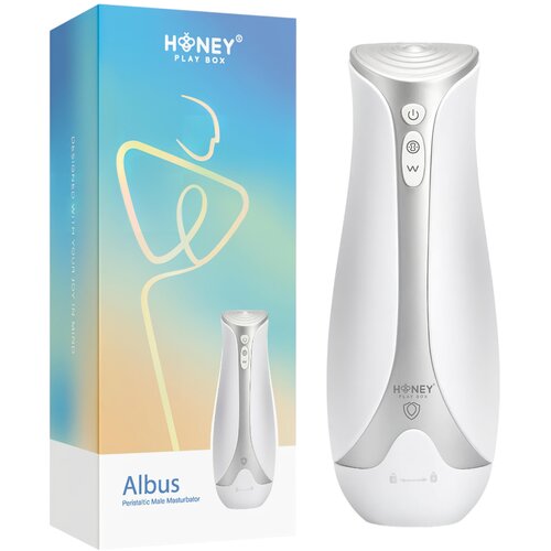 Honey Play Box Albus - pulsirajući, stiskajući i vibrirajući masturbator (bijeli) Cene