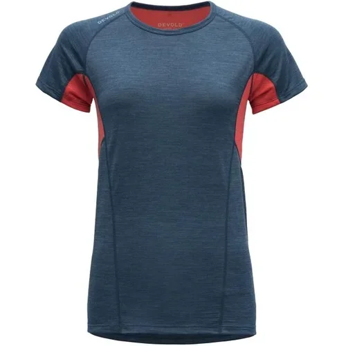 Devold RUNNING MERINO 130 T-SHIRT Ženska majica, plava, veličina