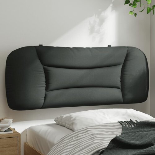 vidaXL Vzglavna stranica temno siva 100 cm blago Cene