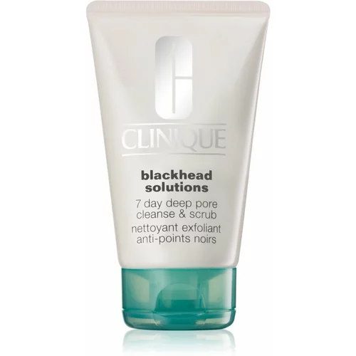 Clinique Blackhead Solutions 7 Day Deep Pore Cleanse & Scrub piling za čišćenje lica protiv mitesera 125 ml