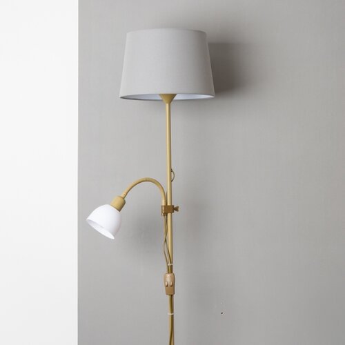  brilagi - podna lampa ceria 1xE27/100W/230V + 1xE14/25W zlatna/siva Slike