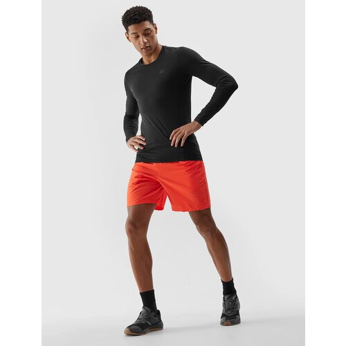 4f Men&amp;#039;s Sports Shorts Made of Recycled Materials - Orange Slike