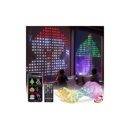 Lampice RGB; ZAVJESA/LEDENICE; 1,5 x 2 m Cijene