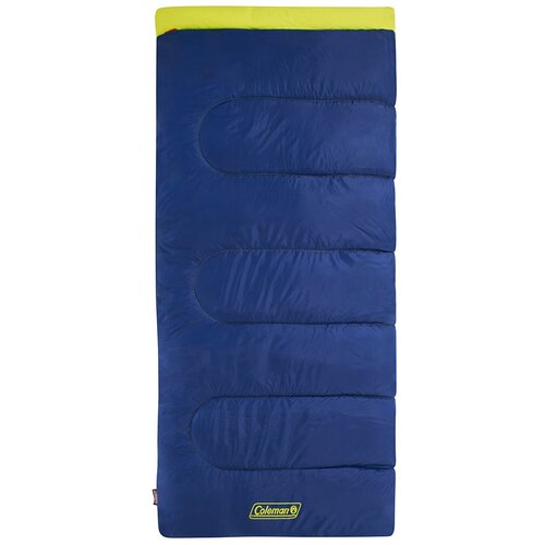 Coleman Heaton Peak 220 Adult Rectangular sleeping bag Cotton, Polyester Blue, Yellow Slike