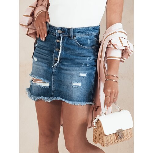 DStreet URBAN CHARM blue denim skirt Slike