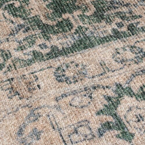Flair Rugs Zelena pralna preproga 115x170 cm Beau Floral &amp;ndash; Slike