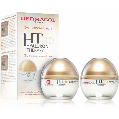 Dermacol 3D hyaluron therapy darovni set dnevna krema za lice hyaluron therapy 3D day cream 50 ml + noćna krema za lice hyaluron therapy 3D night cream 50 ml za žene