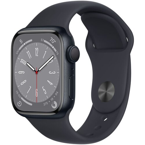Apple regular-apple watch S8 gps 41mm midnight aluminium case with midnight sport band Slike