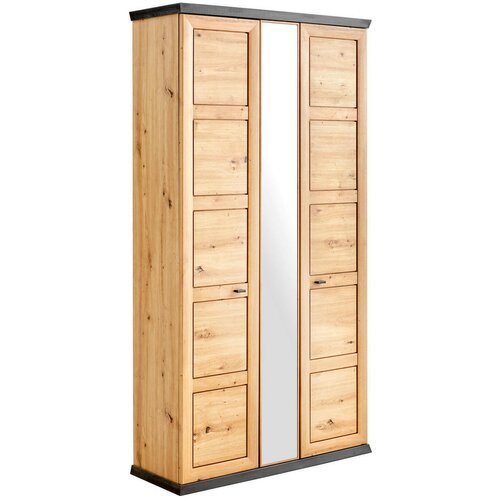 Hom`in garderobna omara črna, hrast artisan Cene