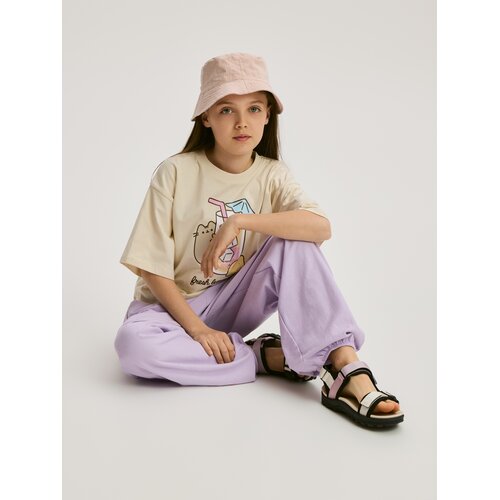 Reserved GIRLS` TROUSERS - boja lavande Cijene
