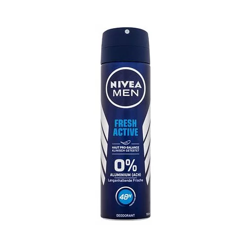 Nivea Men Fresh Active 48h deodorant v spreju 150 ml za moške