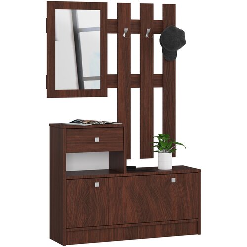 AKORD Garderobni Komplet, Wenge, (5000332839) Slike