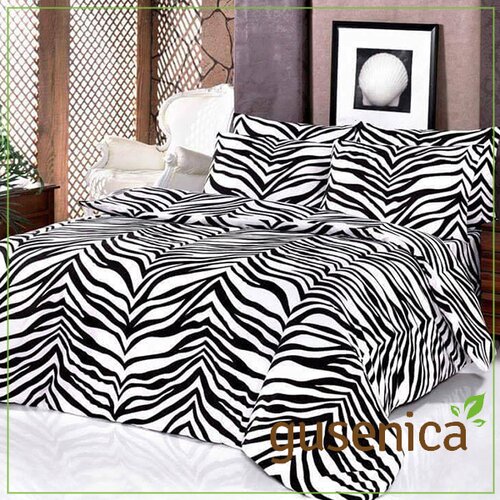 posteljina za bračni krevet zebra dezen Slike