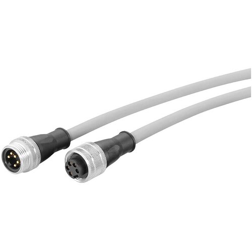 Siemens 7/8 inčni vtični kabel\, 2x 7/8 inčni vtič\, 1 m\, za ET200 6XV18225BH10 tok priključni kabel siva 1.00 m, (20460123) Slike