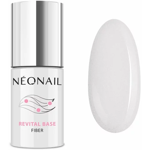 NeoNail Revital Base Fiber bazni gel lak za gelirane i akrilne nokte nijansa Shiny Queen 7,2 ml