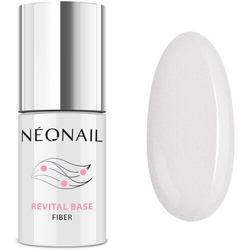 NeoNail Revital Base Fiber bazni gel lak za gelirane i akrilne nokte nijansa Shiny Queen 7,2 ml Slike