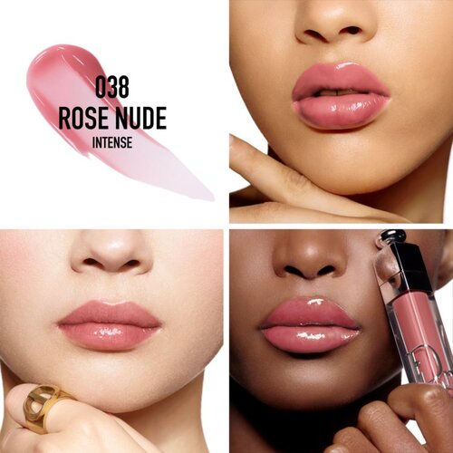 Dior Addict Lip Maximizer sijaj za ustnice za večji volumen odtenek #038 Rose Nude 6 ml Slike