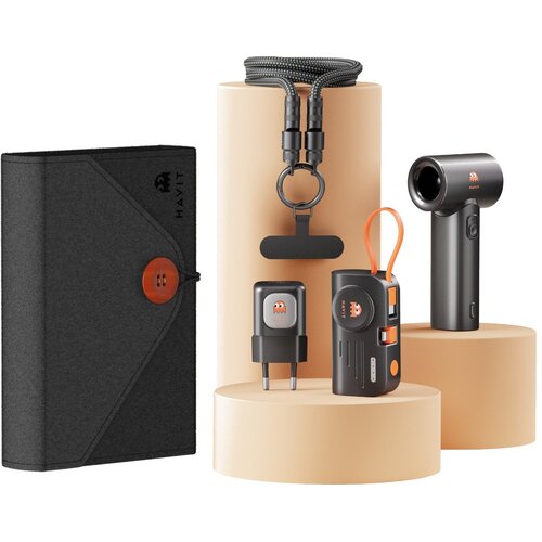 Havit putni set STK011 EU (putni punjač + power bank + USB-C kabl + ručni ventilator) ( 61006 ) Cene