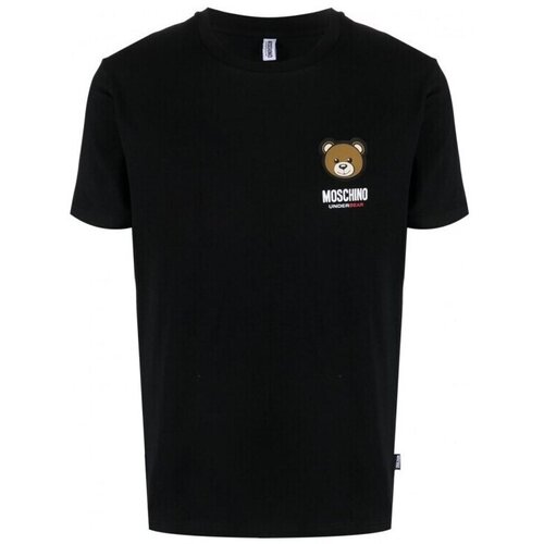 Moschino Majice s kratkimi rokavi V1A07014410 Črna Cene