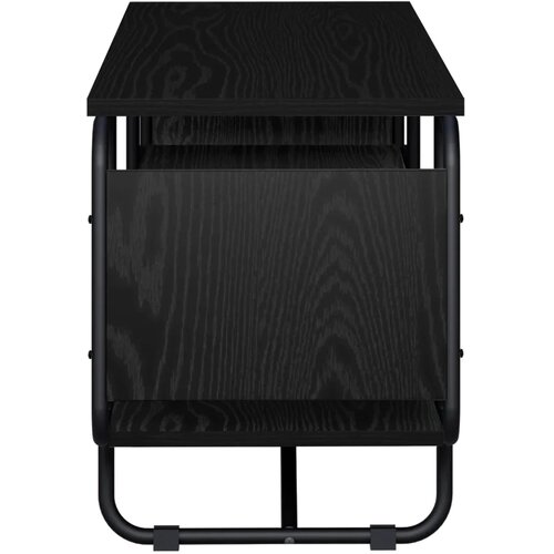  TV stalak 140 x 36 x 45 cm Crni hrast Konstruirano drvo - Crni hrast 140 x 36 x 45 cm Slike